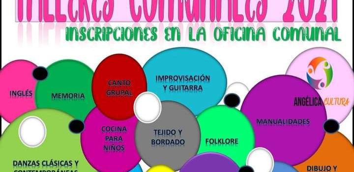 📣APERTURA DE TALLERES COMUNALES 2021