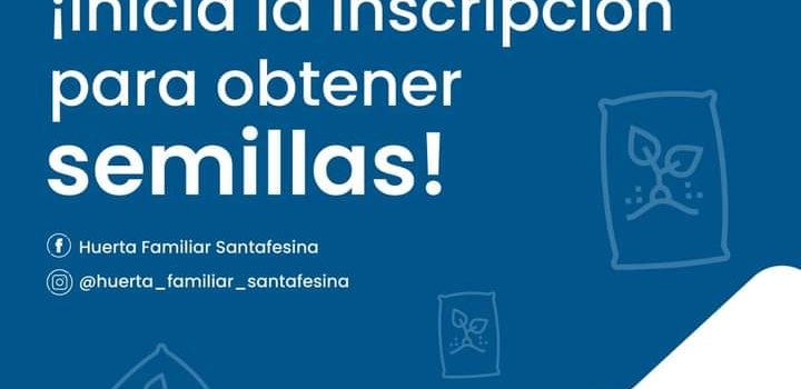 INSCRIPCIONES PARA OBTENER SEMILLAS