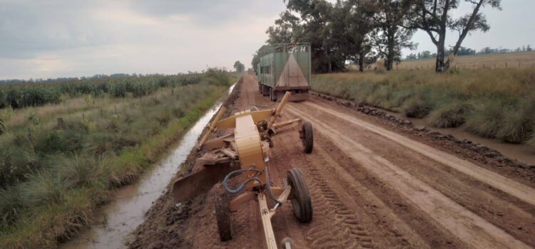 CONTINUAMOS CON EL MANTENIMIENTO DE NUESTROS CAMINOS RURALES Y ESTABILIZADO GRANULAR EN SECTORES URBANOS