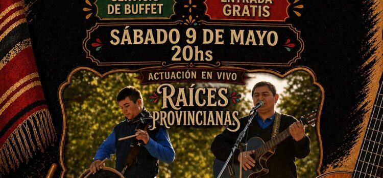 SÁBADO 9 DE MAYO EN EL CLUB SAN MARTÍN DE ANGÉLICA
