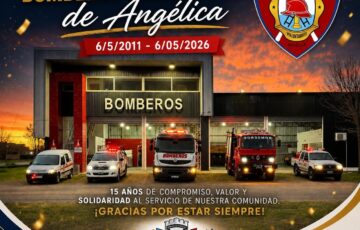 FELICES 15 AÑOS BOMBEROS DE NUESTRA LOCALIDAD